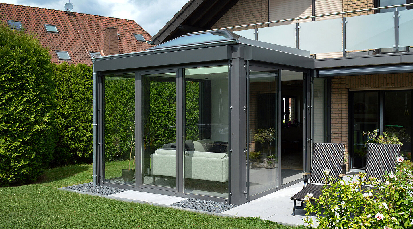 Wohnzimmer im Grünen.